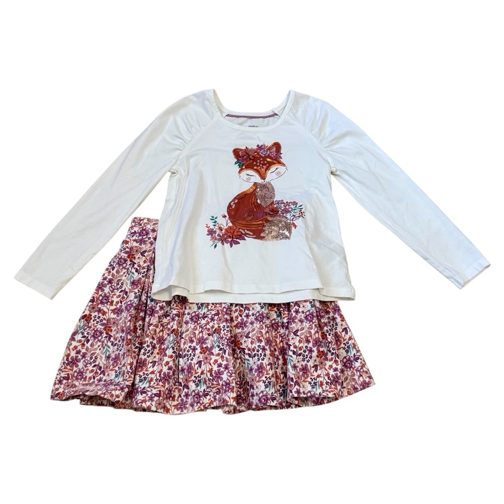 NWOT Haute Hippie Floral Fox Outfit Set